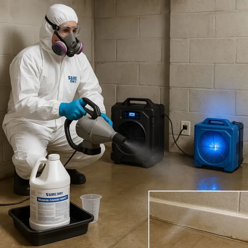 Sanitization and Odor Removal process in Blaine, MN
