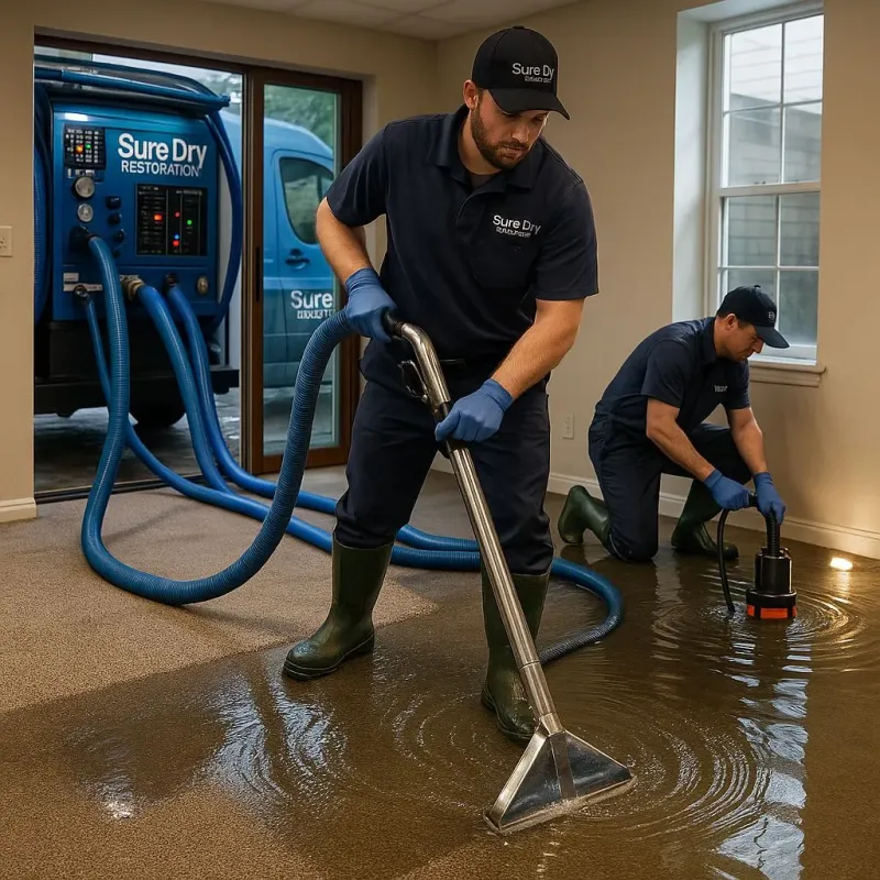 Water Extraction and Removal process in Blaine, MN